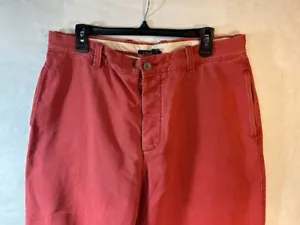 J. Pantalones rojos CREW para hombre talla 36x36 - Imagen 1 de 6