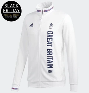 adidas Team GB Women's Track Jacket - Great Britain Top - Black Friday Sale - Picture 1 of 5