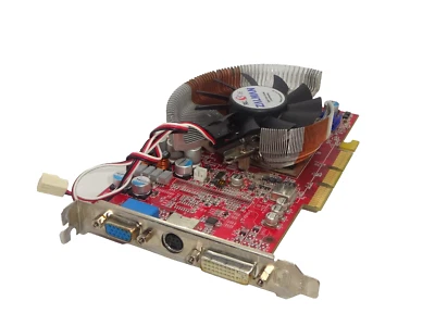 SAPPHIRE RADEON 9800 PRO 128MB DDR AGP 8x SCHEDA GRAFICA VGA DVI S-VIDEO #GK11052 - Immagine 1 di 3
