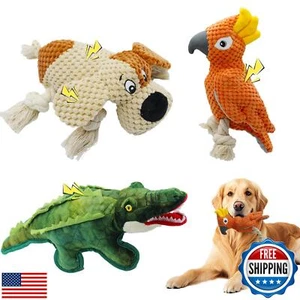 YZHDUXIU 3 Pcs Dog Squeaky Toys, Squeaky Stuffed Toy for Dog, Puppy Chew Toys - Picture 1 of 5