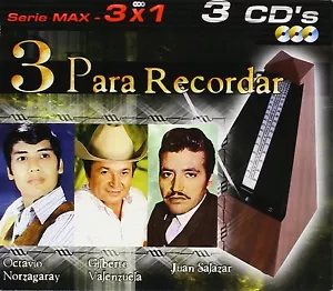 Octavio Norzagaray,Gilberto Valenzuela,Juan Salazar 3 Para Recordar Box set - Picture 1 of 2