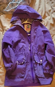 CS Sport Vintage Windbreaker Jacket Girls Size 5/6 - Picture 1 of 6