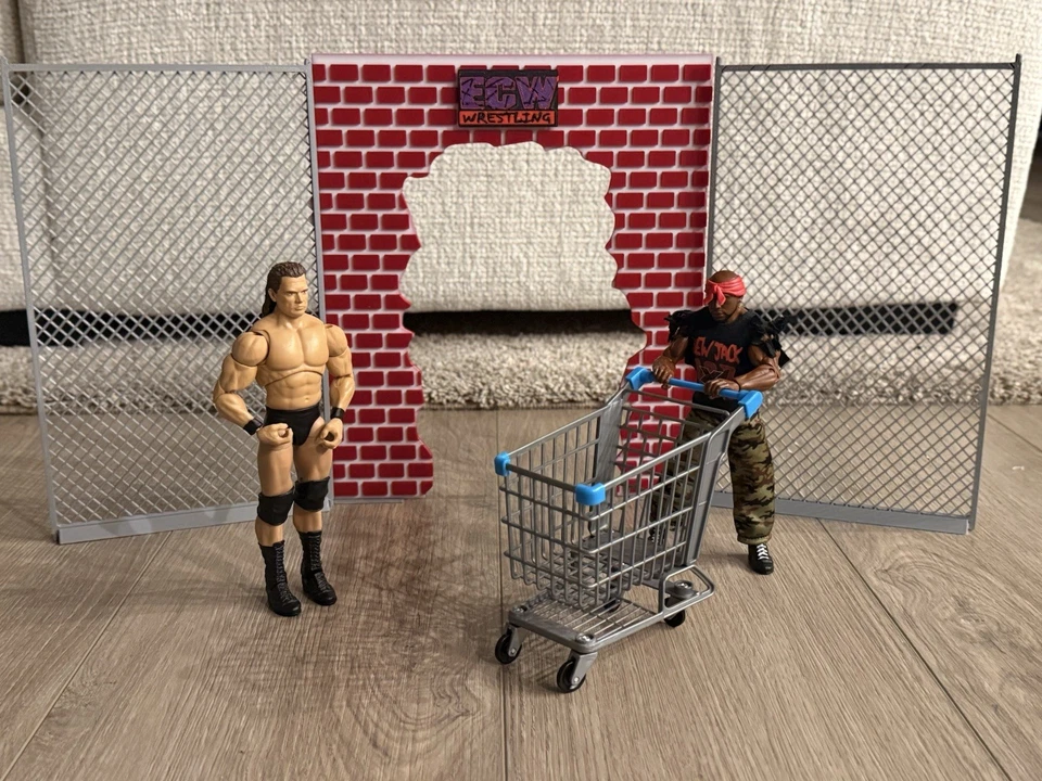 Custom Mattel WWE MIKE AWESOME ULTIMATE EDITION ELITE New Jack W/ ECW Stage - Image 1 of 1