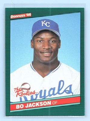 Donruss The Rookies #38 1986 Bo Jackson Foto 1 de 2