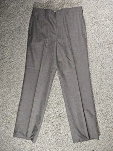 Pantalones de vestir marrón sin marca arrugados 32x31 - Imagen 1 de 8