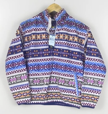 Nuevo con etiquetas Pullover Ralph Lauren Polar Juvenil LG Azteca Fair Isle Cabincore Esquí Boho Foto 1 de 4