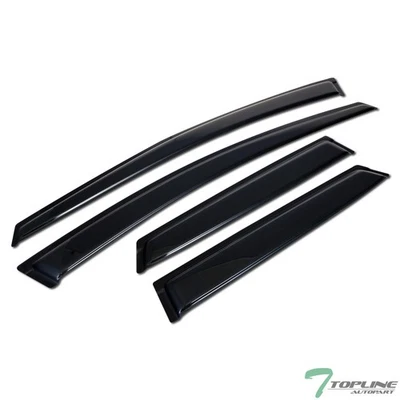 Topline For 2007-2012 Mazda CX7 CX-7 Sun Rain Guard Vent Shade Window Visors 4pc Foto 1 de 4