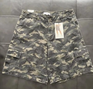 Angel Kiss lässige tarnfarbene Cargoshorts Damengröße 13/31 " - Bild 1 von 12