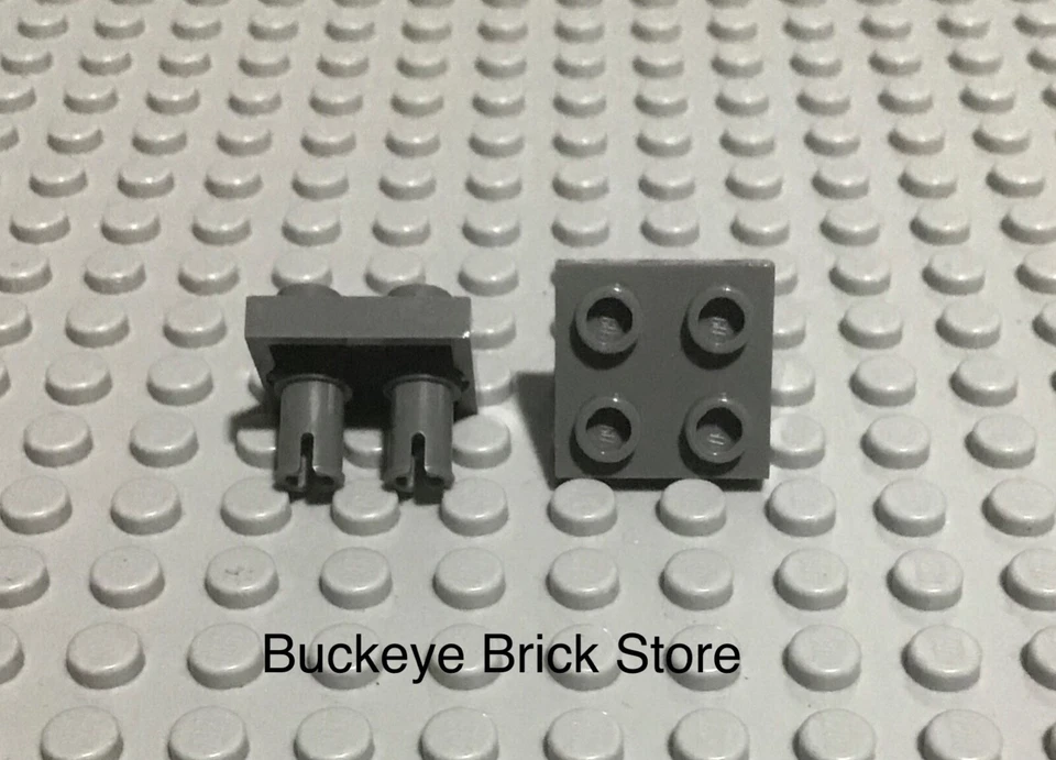 LEGO 2  Part 15092 Plate, Modified 2x2 with Pins on Bottom Set 75275 60083 75190 - Image 1 of 1