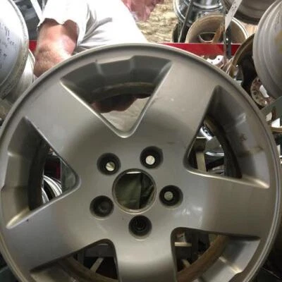 Honda 2003-2006 Element Silver 5 Spoke Wheel 16X6.5 5X115 45mm 63859 - Image 1 of 4