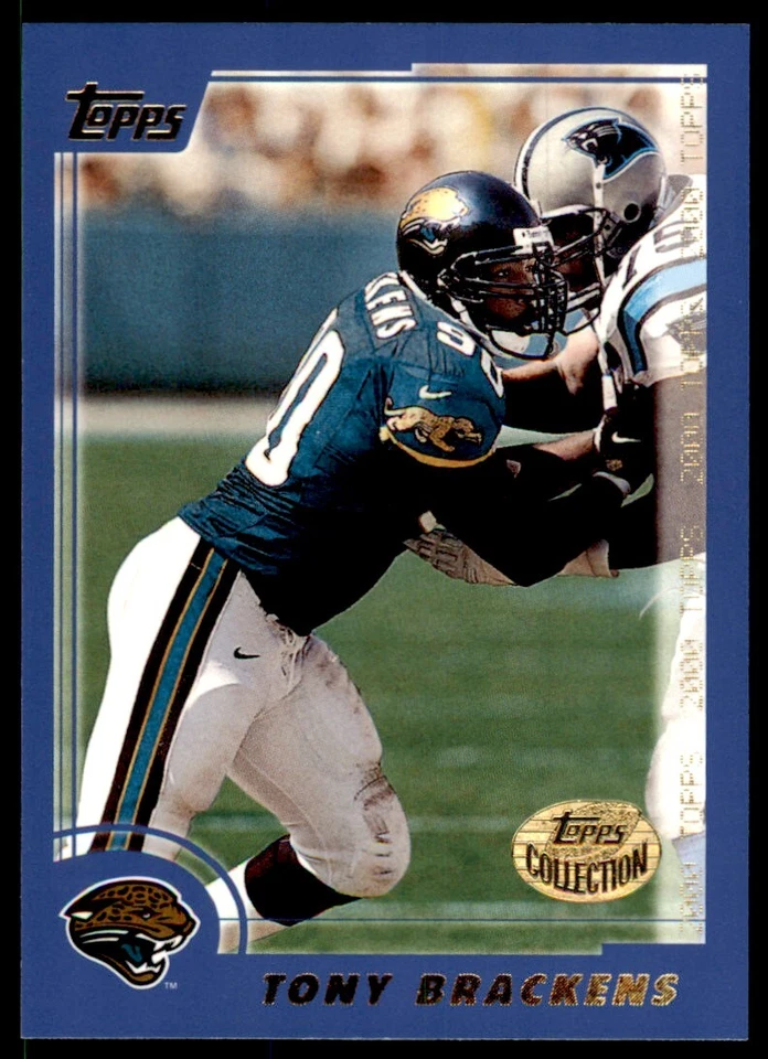 2000 TOPPS COLLECTION TONY BRACKENS JACKSONVILLE JAGUARS #115 - Image 1 of 2