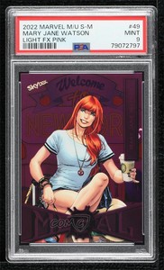 2022 Marvel Metal Universe Spider-Man Pink Light FX 11/75 Mary Jane Parker aa7