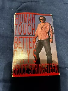 Human Touch/Better Days by Bruce Springsteen Cassette Tape Single Columbia - Picture 1 of 5