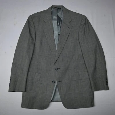 Blazer Abrigo Deportivo Chaqueta De Colección Austin Reed 42R Gris Glenn Check Lana Para Hombre Foto 1 de 4