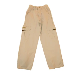 Wrangler Boys' Rugged Cargo Khaki Pants 100% Cotton Utility Pockets Size 10 - Picture 1 of 12