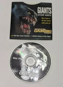 PC Computer Gaming World May 2001 demo disc Giants Citizen Kabuto - Picture 1 of 2