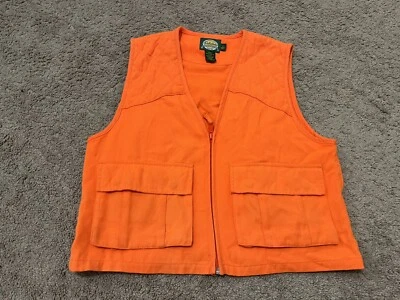 Cabela’s Blaze Orange Bird / Hunting Vest Men’s Sz Large - Image 1 of 4