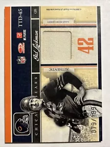 2008 Donruss Elite Throwback Threads 79/199 Ken Strong Sid Luckman Game Jersey - Picture 1 of 2