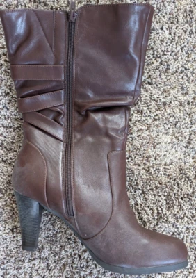 a.n.a. Mujer Botas Marrón Talla 10W Media pantorrilla Foto 1 de 4