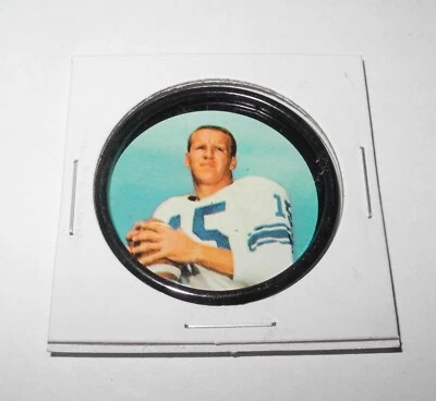 Prendedor de moneda de fútbol americano Salada 1962 #66 Jim Ninowski Cleveland Browns casi nuevo Foto 1 de 2