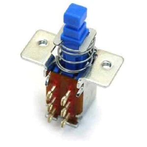 ORIGINAL FENDER SWITCH DPDT, PUSH-PUSH 6 PIN FOR DELUXE PLAYER STRAT 0020803049 - Picture 1 of 1