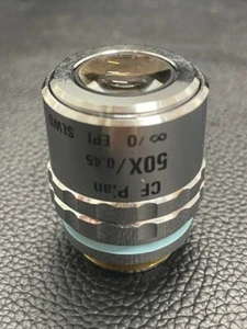 Nikon CF Plan 50X /0.45 ∞/0 EPI SLWD Microscope Objective Used from Japan - Picture 1 of 3