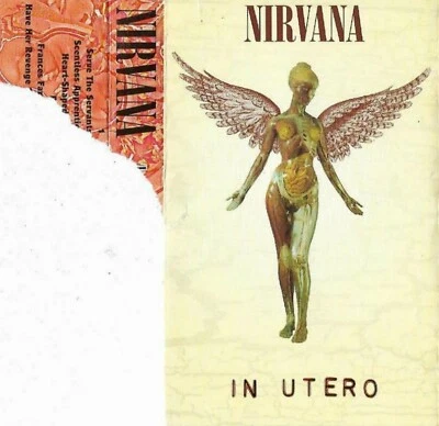 Nirvana  In Utero CASSETTE ALBUM ROCK GRUNGE STALLIONS GEFFEN  - Image 1 of 4