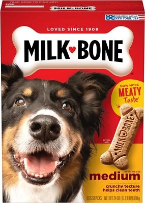 Milk-Bone Original Dog Treats Biscuits for Medium Dogs, 24 Ounce.....