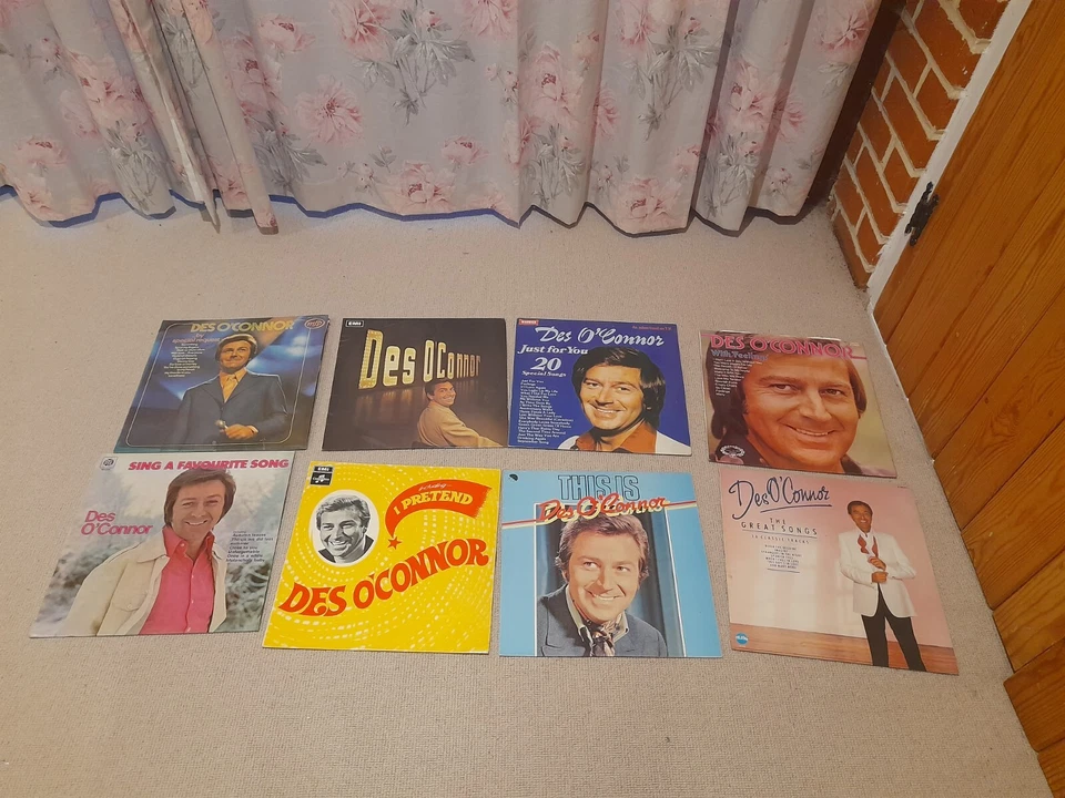 Collection of 8 Des O'Connor vinyl LPs Records Careless Hands The Great Songs - Image 1 of 1