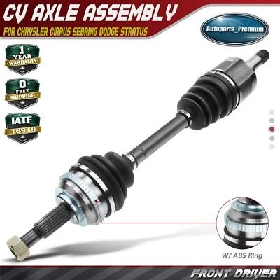 Conjunto de eje CV delantero izquierdo para Chrysler Cirrus Sebring 1995-2000 Dodge Stratus Foto 1 de 4