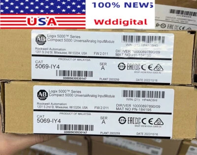New Factory Sealed Allen-Bradley 5069-IY4 Logix 5000 Input Module 5069IY4 - Image 1 of 2
