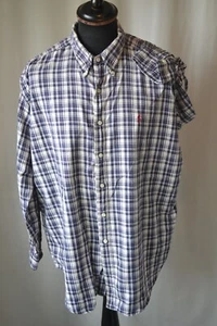 Vintage Ralph Lauren check flannel work wear shirt size small western - Picture 1 of 12