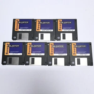 Vintage Sound Blaster 16 Installation &... Disk Driver 3.5" Floppy Disk Windows - Picture 1 of 9