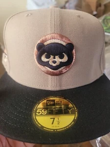 New Era 59Fifty Chicago Cubs Fitted Hat Size 7 1/2 RustBelt 1990 ASG Patch - Picture 1 of 5