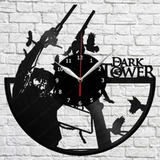 Dark Tower Vinyl Clock Record Wall Clock Decor Fan Art Home 3096