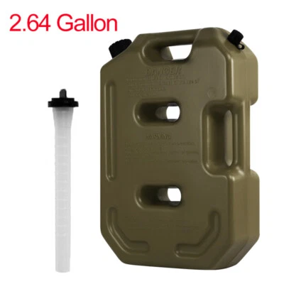 10L 2.6Gallon Fuel Can Emergency Backup Gas Tank fit for Jeep Offroad SUV ATV  Foto 1 de 4