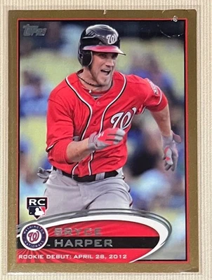 Actualización Topps 2012 dorado Bryce Harper/2012 #US183 novato - ver fotos Foto 1 de 3