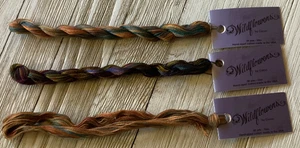 Wildflowers By Caron Needlepoint Fibers Threads Fiesta Jewels Floss Lot of 3 New - Picture 1 of 4