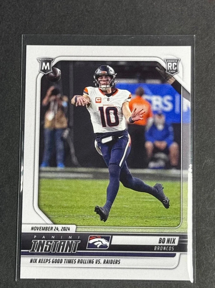 Panini Bo Nix #173 RC 2024 Denver Broncos Foto 1 de 4