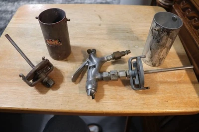 Pistola de retoque de pintura vintage DeVilbiss tipo EGA serie 501 Foto 1 de 4