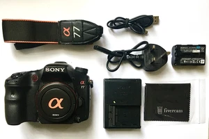 Sony Alpha A77 SLT-A77V 24.3MP Digital SLT Camera - Picture 1 of 11