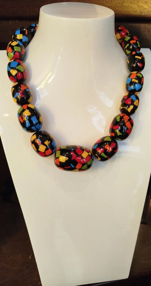 collier collana in resina MARION GODART originale   - Immagine 1 di 1