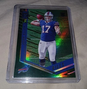 2018 JOSH ALLEN GREEN HOLO PRIZM SP DONRUSS ELITE #154 Buffalo BillS QB NICE! - Picture 1 of 3
