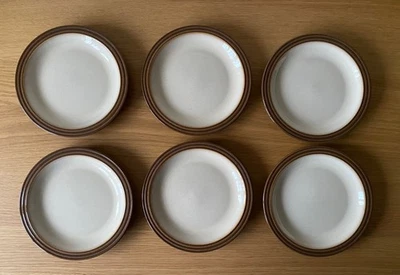 6 x Denby Pampas Small Side Plates 16cm - Image 1 of 4