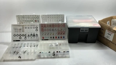 Kit surtido de bandejas tecnológicas de junta tórica de aire acondicionado negra Factory Air 24818 Foto 1 de 4