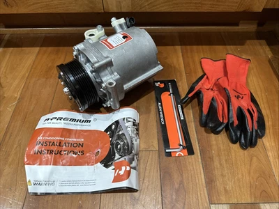 AC A/C Compressor w/ 6-Groove for Mitsubishi Outlander 2007-2009 Lancer 08-11 - Image 1 of 4