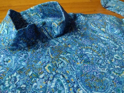 Camisa Croft & Barrow 100 % algodón manga larga cuello falso cuello alto nueva con etiquetas para mujer Foto 1 de 4