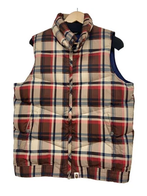 A BATHING APE down Vest Multicolor M Used - Image 1 of 4