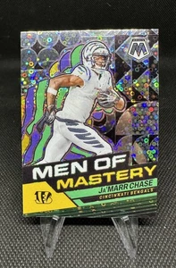 2024 Panini Mosaic - Men of Mastery Ja'Marr Chase #MM-14 No Huddle Silver Prizm - Picture 1 of 2