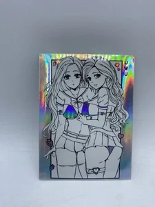 Gamersupps GG Waifu Creator Cup “BORDIE & ACHES” Full Holographic STICKER - Picture 1 of 4